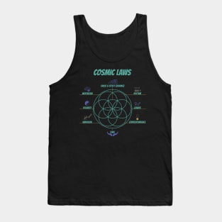 Seed of Life | Flower of Life connect with the hermetic laws Tank Top